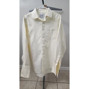 Charles Tyrwhitt LS 16 1/2 35 Classic Fit Button Up Dress Shirt Yellow